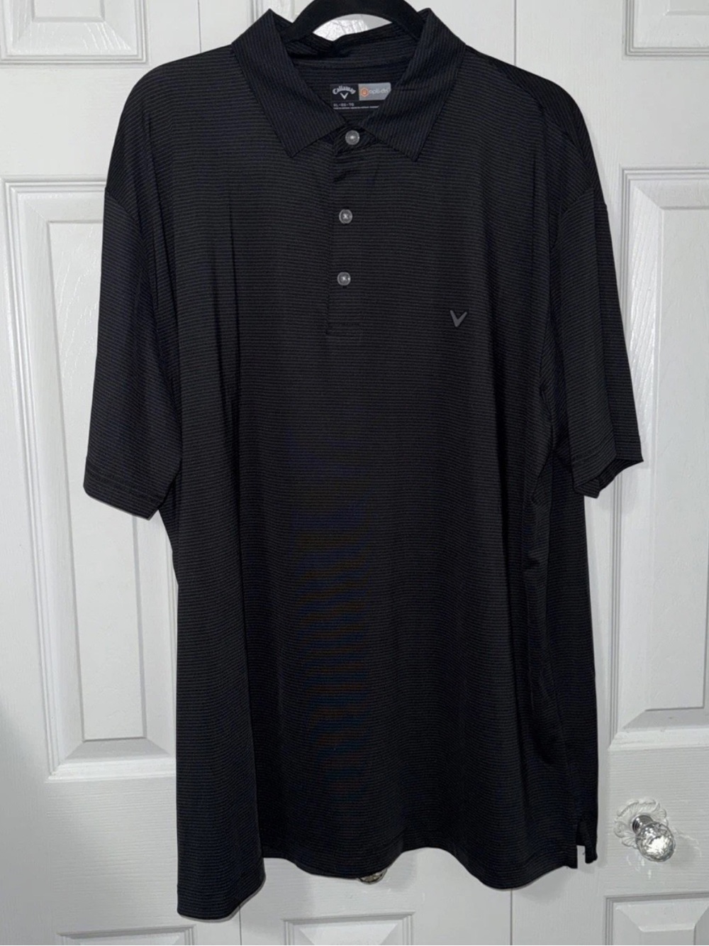 Callaway Opti Dri Golf Polo Shirt Men’s Black XL